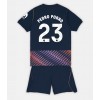 Tottenham Hotspur Pedro Porro #23 Bortedraktsett Barn 2026-27 Kortermet (+ korte bukser)